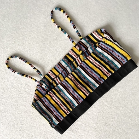 ZARA Striped Knit Crop Tank - Picture 4 of 10